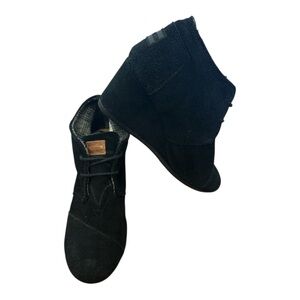 Toms Wedge Ankle Booties